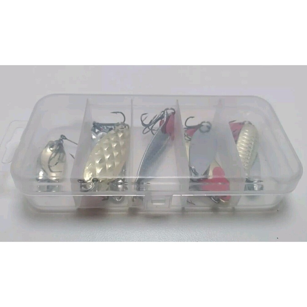 A 10 Piece Silver And Gold Spoon Lures For Bass Trout And More - Picture 7 of 7